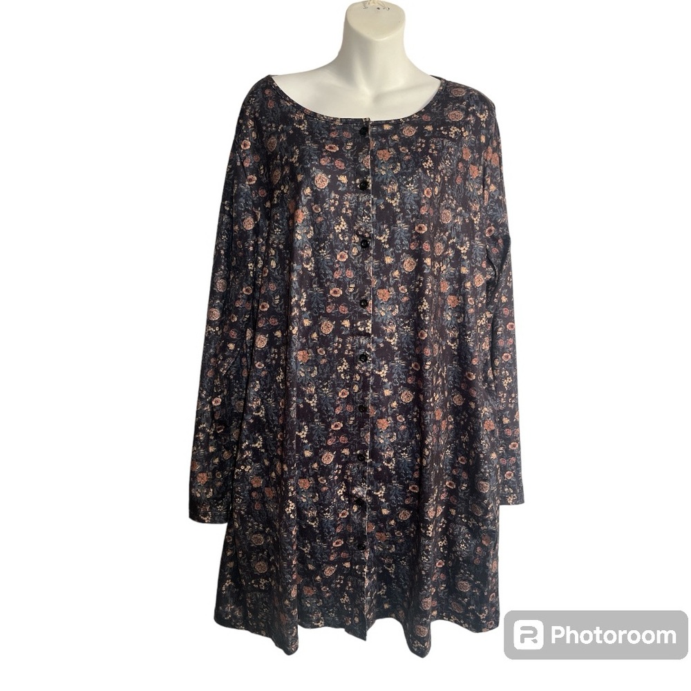 MISSLOOK black floral dress. Size XXL